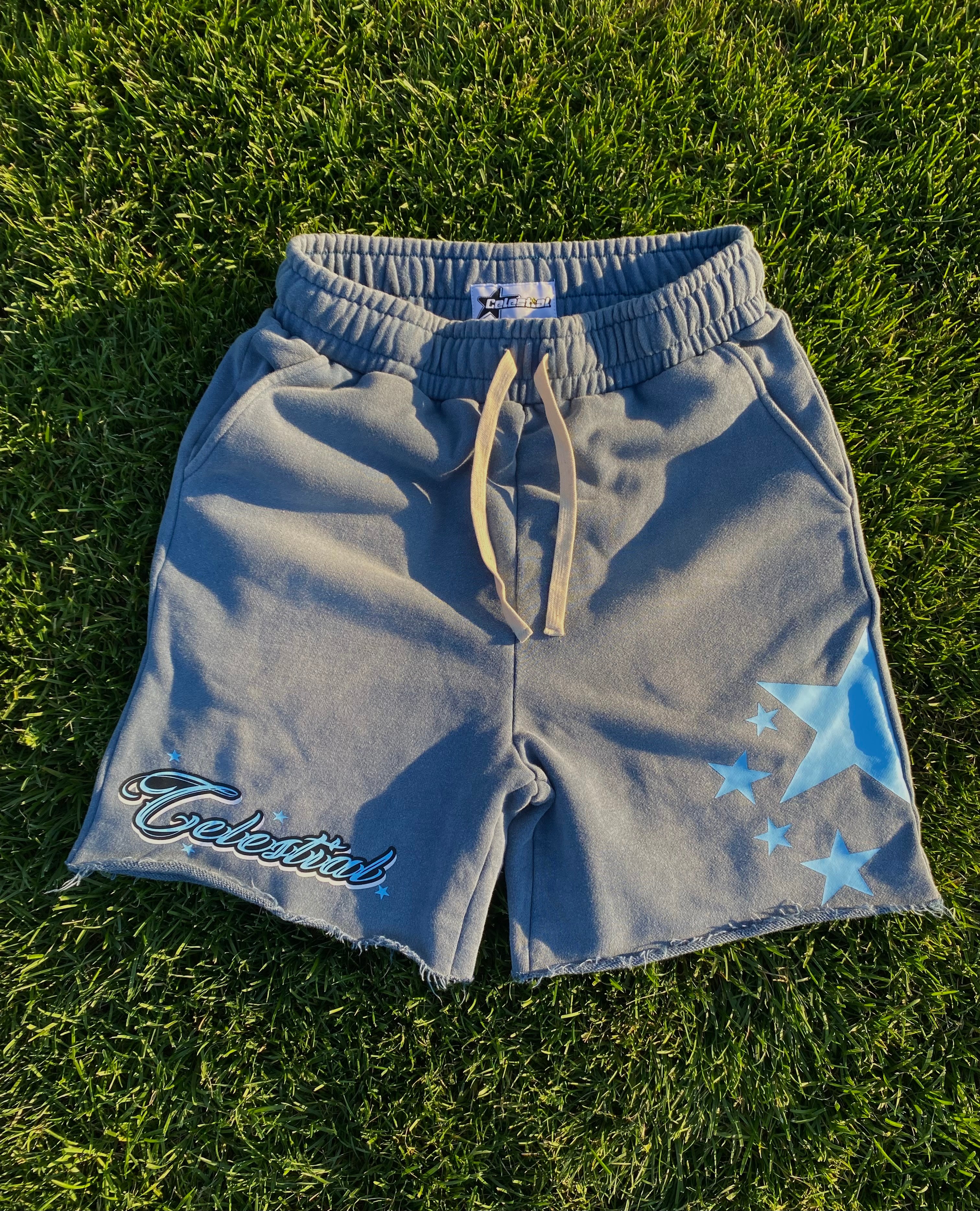 Celestial S3 Starstruck Powder Blue Sunfade Shorts