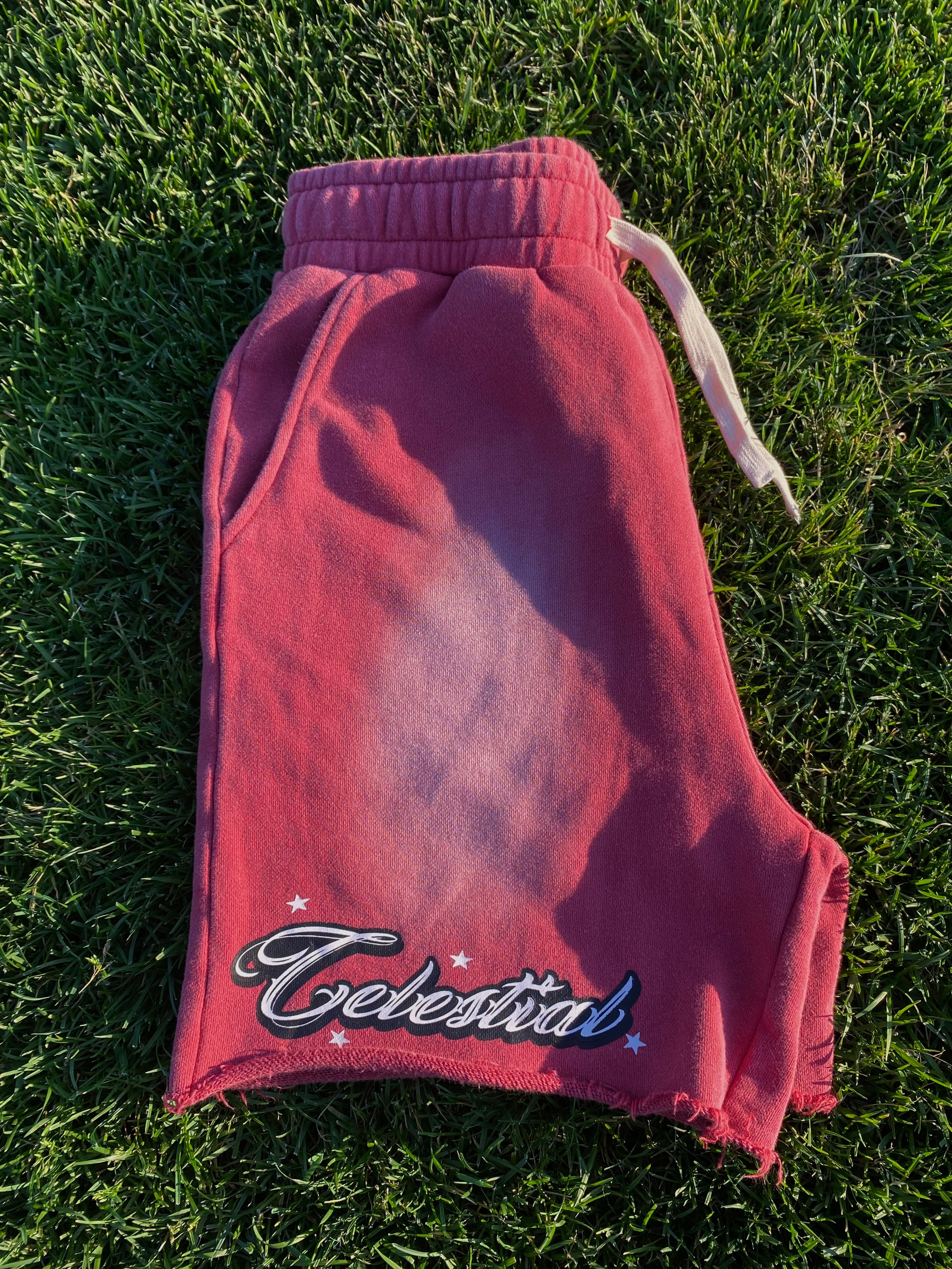 Celestial S3 Starstruck Red Sunfade Shorts