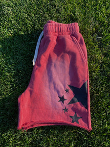 Celestial S3 Starstruck Red Sunfade Shorts